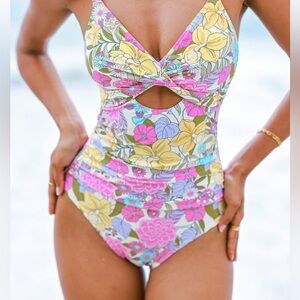 NWT One Piece Floral Swimwear